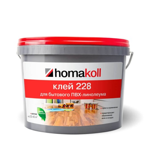 Клей Хомакол 228 для бытового линолеума Клей Хомакол 228 для бытового линолеума